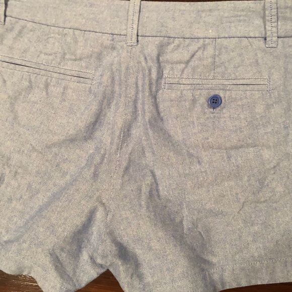 J. Crew Factory CITY FIT Chambray Shorts | Size 10 - Picture 4 of 8